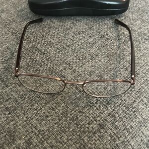 Ray-Ban Silver Eyeglasses with Black Case